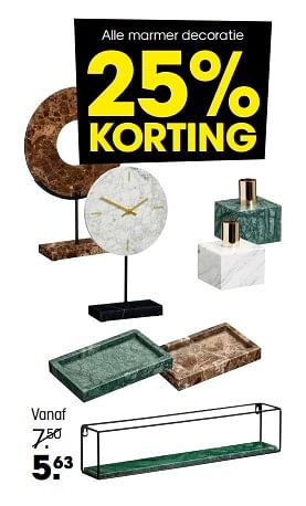 Aanbiedingen Alle marmer decoratie - Huismerk - Kwantum - Geldig van 19/12/2022 tot 01/01/2023 bij Kwantum