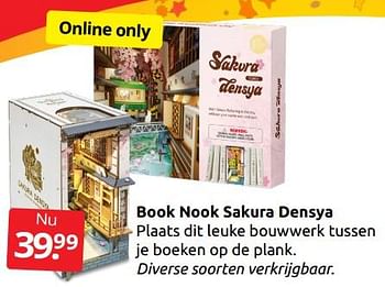 Aanbiedingen Book nook sakura densya - Huismerk - Boekenvoordeel - Geldig van 27/12/2022 tot 01/01/2023 bij Boekenvoordeel
