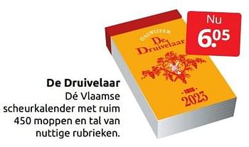 Aanbiedingen De druivelaar - Huismerk - Boekenvoordeel - Geldig van 27/12/2022 tot 01/01/2023 bij Boekenvoordeel