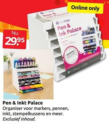 Aanbiedingen Pen + inkt palace - Huismerk - Boekenvoordeel - Geldig van 27/12/2022 tot 01/01/2023 bij Boekenvoordeel