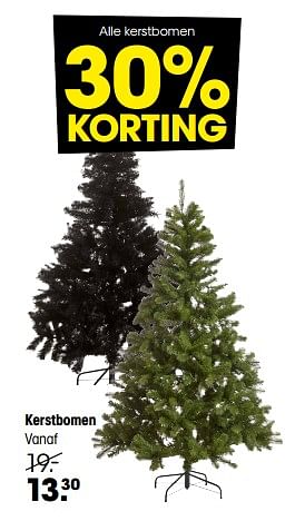 Aanbiedingen Kerstbomen - Huismerk - Kwantum - Geldig van 19/12/2022 tot 01/01/2023 bij Kwantum