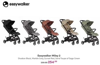 Aanbiedingen Easywalker miley 2 - Easywalker - Geldig van 02/01/2023 tot 07/01/2023 bij Baby & Tiener Megastore