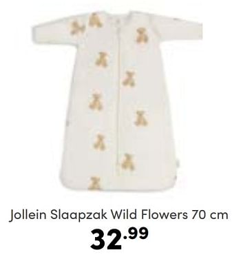 Aanbiedingen Jollein slaapzak wild flowers - Jollein - Geldig van 02/01/2023 tot 07/01/2023 bij Baby & Tiener Megastore