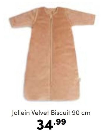 Aanbiedingen Jollein velvet biscuit - Jollein - Geldig van 02/01/2023 tot 07/01/2023 bij Baby & Tiener Megastore