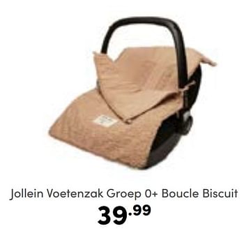 Aanbiedingen Jollein voetenzak groep 0+ boucle biscuit - Jollein - Geldig van 02/01/2023 tot 07/01/2023 bij Baby & Tiener Megastore