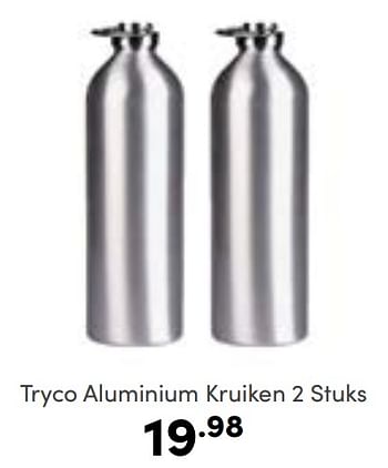 Aanbiedingen Tryco aluminium kruiken - Tryco - Geldig van 02/01/2023 tot 07/01/2023 bij Baby & Tiener Megastore