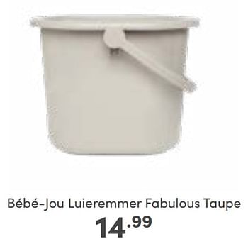 Aanbiedingen Bébé-jou luieremmer fabulous taupe - Bebe-jou - Geldig van 02/01/2023 tot 07/01/2023 bij Baby & Tiener Megastore