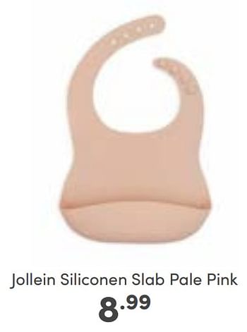 Aanbiedingen Jollein siliconen slab pale pink - Jollein - Geldig van 02/01/2023 tot 07/01/2023 bij Baby & Tiener Megastore