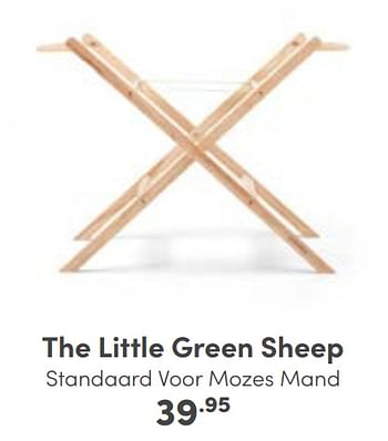 Aanbiedingen The little green sheep standaard voor mozes mand - Huismerk - Baby &amp; Tiener Megastore - Geldig van 02/01/2023 tot 07/01/2023 bij Baby & Tiener Megastore