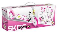 Aanbiedingen Skids Control inklapbare scooter roze/wit -  - Geldig van 04/06/2022 tot 12/08/2022 bij Toychamp
