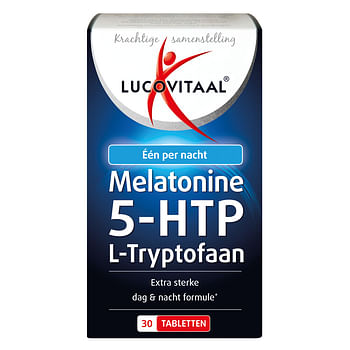 Aanbiedingen 3x Lucovitaal Melatonine 5-HTP L-Tryptofaan 30 tabletten - Lucovitaal - Geldig van 01/09/2022 tot 26/09/2022 bij Plein