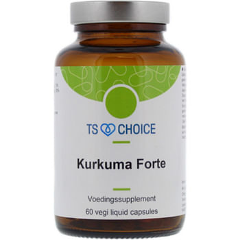 Aanbiedingen TS Choice Kurkuma Forte 60 capsules - Huismerk - TS24 - Geldig van 01/09/2022 tot 26/09/2022 bij Plein