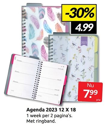 Aanbiedingen Agenda 2023 - Huismerk - Boekenvoordeel - Geldig van 31/12/2022 tot 08/01/2023 bij Boekenvoordeel