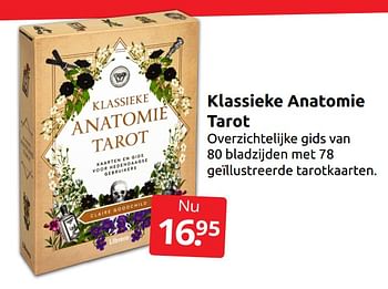 Aanbiedingen Klassieke anatomie tarot - Huismerk - Boekenvoordeel - Geldig van 31/12/2022 tot 08/01/2023 bij Boekenvoordeel