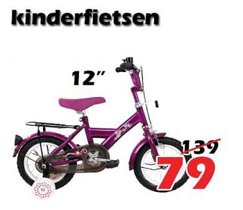 Aanbiedingen Kinderfietsen 12`` - Huismerk - Itek - Geldig van 22/12/2022 tot 15/01/2023 bij Itek