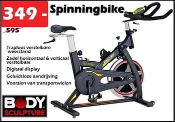 Aanbiedingen Spinningbike - Body Sculpture - Geldig van 22/12/2022 tot 15/01/2023 bij Itek