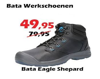 Aanbiedingen Werkschoenen bata eagle shepard - Bata - Geldig van 22/12/2022 tot 15/01/2023 bij Itek