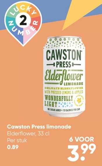 Aanbiedingen Cawston press limonade - Cawston - Geldig van 02/01/2023 tot 15/01/2023 bij Big Bazar