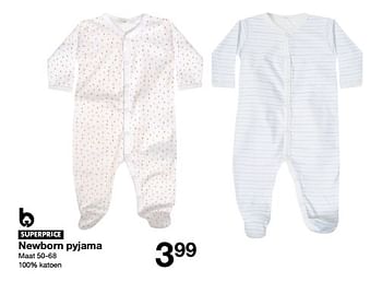 Aanbiedingen Newborn pyjama - Huismerk - Zeeman  - Geldig van 07/01/2023 tot 13/01/2023 bij Zeeman