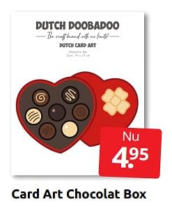 Aanbiedingen Card art chocolat box - Huismerk - Boekenvoordeel - Geldig van 07/01/2023 tot 15/01/2023 bij Boekenvoordeel