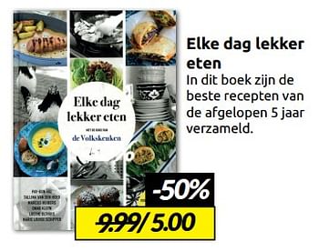 Aanbiedingen Elke dag lekker eten - Huismerk - Boekenvoordeel - Geldig van 07/01/2023 tot 15/01/2023 bij Boekenvoordeel