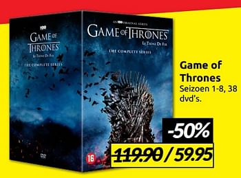Aanbiedingen Game of thrones - Huismerk - Boekenvoordeel - Geldig van 07/01/2023 tot 15/01/2023 bij Boekenvoordeel