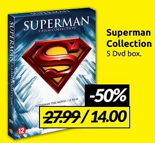 Aanbiedingen Superman collection - Huismerk - Boekenvoordeel - Geldig van 07/01/2023 tot 15/01/2023 bij Boekenvoordeel