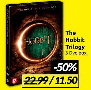 Aanbiedingen The hobbit trilogy - Huismerk - Boekenvoordeel - Geldig van 07/01/2023 tot 15/01/2023 bij Boekenvoordeel