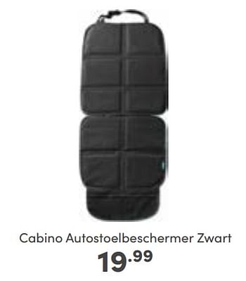 Aanbiedingen Cabino autostoelbeschermer zwart - Cabino - Geldig van 08/01/2023 tot 14/01/2023 bij Baby & Tiener Megastore