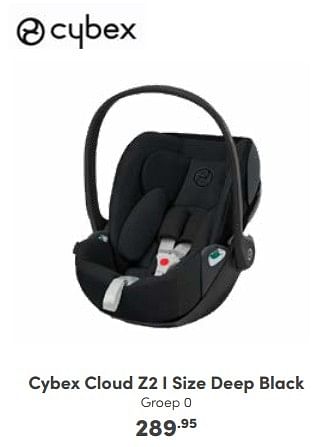 Aanbiedingen Cybex cloud z2 i size deep black - Cybex - Geldig van 08/01/2023 tot 14/01/2023 bij Baby & Tiener Megastore