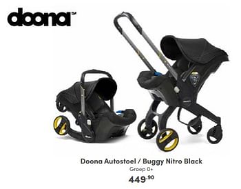 Aanbiedingen Doona autostoel - buggy nitro black - Doona - Geldig van 08/01/2023 tot 14/01/2023 bij Baby & Tiener Megastore
