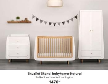 Aanbiedingen Snuzkot skandi babykamer natural - SNÃœZ - Geldig van 08/01/2023 tot 14/01/2023 bij Baby & Tiener Megastore