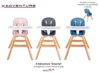 Aanbiedingen X adventure smartsit - Xadventure - Geldig van 08/01/2023 tot 14/01/2023 bij Baby & Tiener Megastore