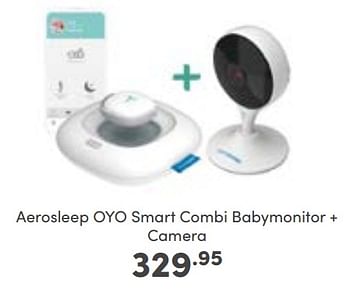 Aanbiedingen Aerosleep oyo smart combi babymonitor + camera - Aerosleep - Geldig van 14/01/2023 tot 21/01/2023 bij Baby & Tiener Megastore
