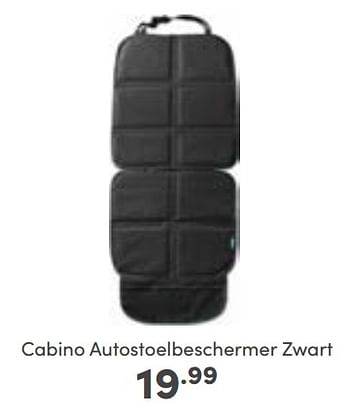 Aanbiedingen Cabino autostoelbeschermer zwart - Cabino - Geldig van 14/01/2023 tot 21/01/2023 bij Baby & Tiener Megastore