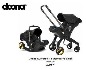 Aanbiedingen Doona autostoel - buggy nitro black - Doona - Geldig van 14/01/2023 tot 21/01/2023 bij Baby & Tiener Megastore