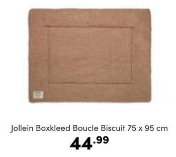 Aanbiedingen Jollein boxkleed boucle biscuit - Jollein - Geldig van 14/01/2023 tot 21/01/2023 bij Baby & Tiener Megastore