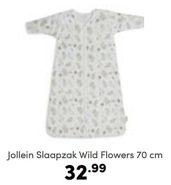 Aanbiedingen Jollein slaapzak wild flowers - Jollein - Geldig van 14/01/2023 tot 21/01/2023 bij Baby & Tiener Megastore