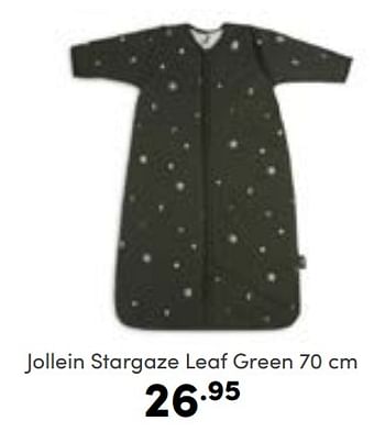 Aanbiedingen Jollein stargaze leaf green - Jollein - Geldig van 14/01/2023 tot 21/01/2023 bij Baby & Tiener Megastore