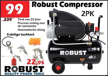 Aanbiedingen Robust compressor - ROBUST - Geldig van 05/01/2023 tot 29/01/2023 bij Itek