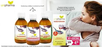 Aanbiedingen Hoestdrank 2in1 - Unipharma - Geldig van 11/01/2023 tot 28/01/2023 bij De Online Drogist