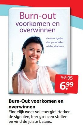Aanbiedingen Burn-out voorkomen en overwinnen - Huismerk - Boekenvoordeel - Geldig van 14/01/2023 tot 22/01/2023 bij Boekenvoordeel