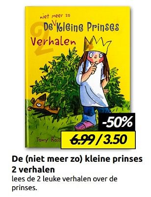 Aanbiedingen De niet meer zo kleine prinses 2 verhalen - Huismerk - Boekenvoordeel - Geldig van 14/01/2023 tot 22/01/2023 bij Boekenvoordeel