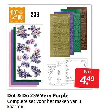 Aanbiedingen Dot + do 239 very purple - Huismerk - Boekenvoordeel - Geldig van 14/01/2023 tot 22/01/2023 bij Boekenvoordeel