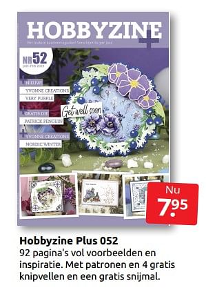 Aanbiedingen Hobbyzine plus 052 - Huismerk - Boekenvoordeel - Geldig van 14/01/2023 tot 22/01/2023 bij Boekenvoordeel