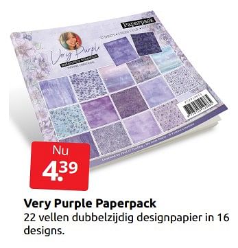 Aanbiedingen Very purple paperpack - Huismerk - Boekenvoordeel - Geldig van 14/01/2023 tot 22/01/2023 bij Boekenvoordeel