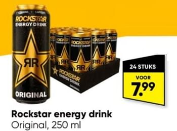 Aanbiedingen Rockstar energy drink - Rockstar - Geldig van 16/01/2023 tot 29/01/2023 bij Big Bazar