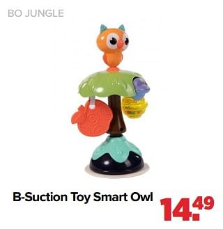 Aanbiedingen Bo jungle b-suction toy smart owl - Bo Jungle - Geldig van 02/01/2023 tot 04/02/2023 bij Baby-Dump