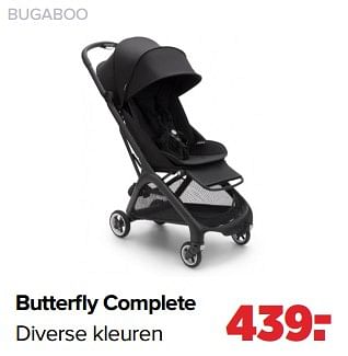 Aanbiedingen Bugaboo butterfly complete - Bugaboo - Geldig van 02/01/2023 tot 04/02/2023 bij Baby-Dump