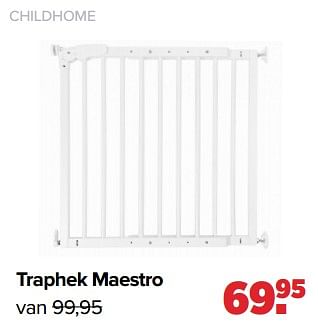 Aanbiedingen Childhome traphek maestro - Childhome - Geldig van 02/01/2023 tot 04/02/2023 bij Baby-Dump